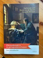 Effectonderzoek in de gedragswetenschappen., Sociale wetenschap, Zo goed als nieuw, Daphne van Loon; Bieuwe F. van der Meulen; Alexander E.M.G. M...