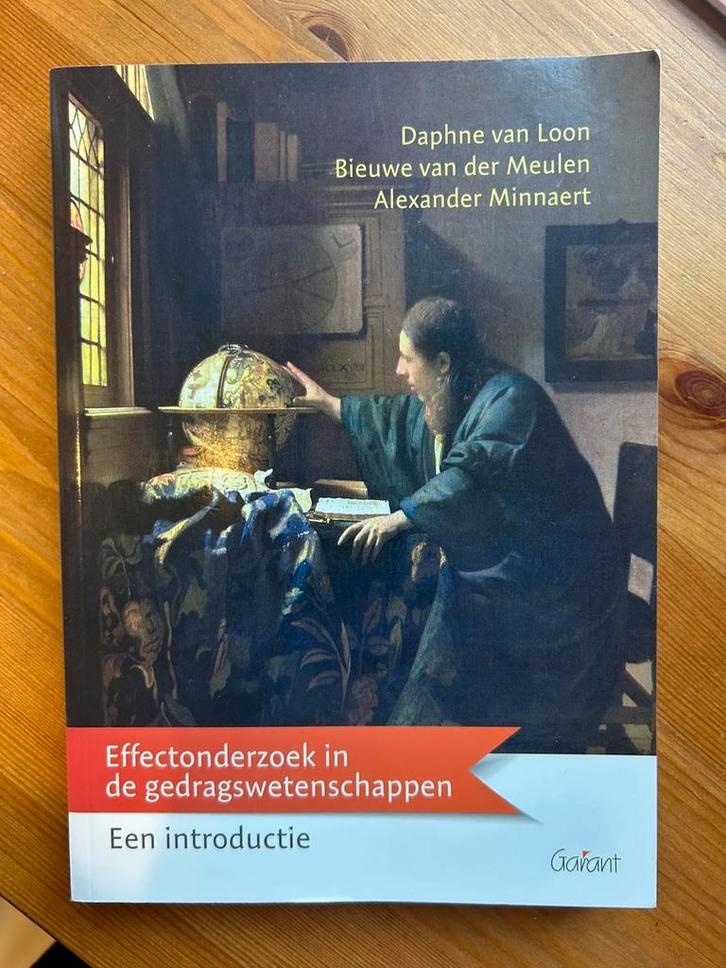 Effectonderzoek in de gedragswetenschappen., Boeken, Wetenschap, Zo goed als nieuw, Sociale wetenschap, Ophalen of Verzenden
