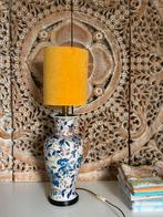 Brocante vaaslamp, Huis en Inrichting, Ophalen, Overige materialen, 50 tot 75 cm, Zo goed als nieuw