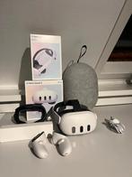 Meta Quest 3 – 128GB + Official Elite Strap + Carrying Case, Spelcomputers en Games, Virtual Reality, Ophalen of Verzenden, Zo goed als nieuw