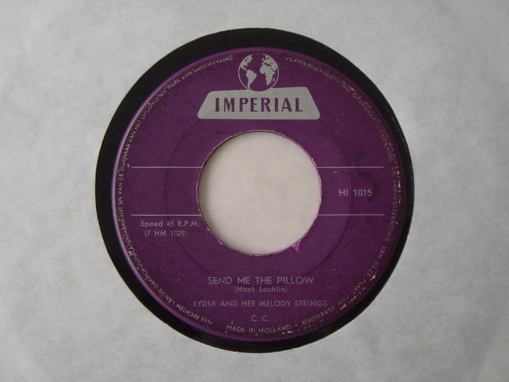 Lydia and her Melody Strings Send me the pillow Vinyl single, Cd's en Dvd's, Vinyl Singles, Gebruikt, Single, Pop, 7 inch, Ophalen of Verzenden