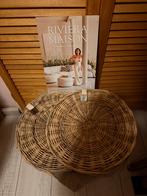 2X Riviera Maison Rattan Borden (31cm), Ophalen of Verzenden, Zo goed als nieuw