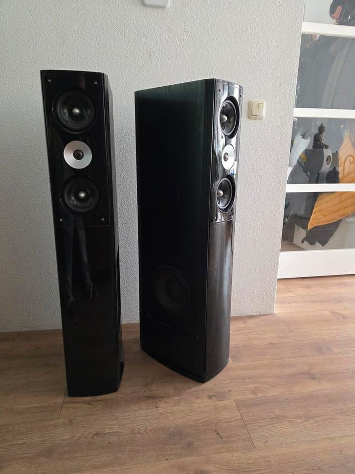 Eltax Shine 8 Speakers - Project/Onderdelen, Audio, Tv en Foto, Luidsprekers, Gebruikt, Front, Rear of Stereo speakers, 60 tot 120 watt