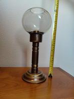 Vintage windlicht van brons, Verzenden