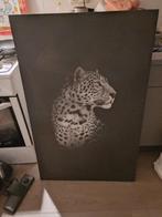 Canvas luipaard 75x115, Ophalen, Gebruikt