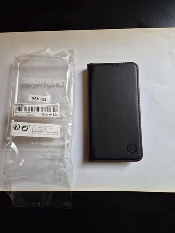Samsung Galaxy S23 Zwart Lederen Hoesje - Nieuw beschikbaar voor biedingen