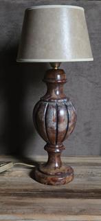 Mooi zwaar marmer lampenvoet lampenpoot met kap schemerlamp, Ophalen, Zo goed als nieuw, Minder dan 50 cm