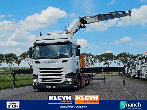 SCANIA R440 6x2*4 hmf 5020 k5, Auto's, Vrachtwagens, Bedrijf, Te koop, ABS, Airconditioning, Cruise Control, Traction-control