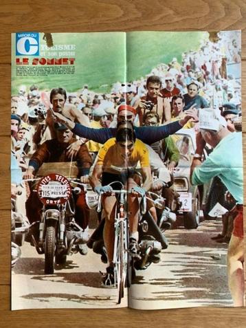 Grote Poster Merckx 1969 uit Miroir du Cyclisme beschikbaar voor biedingen