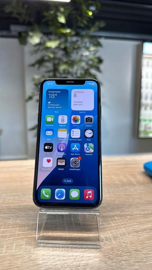  iPhone XS 256GB Zwart Batterij 100% 2 jaar garantie, Telecommunicatie, Mobiele telefoons | Apple iPhone, Refurbished, 64 GB
