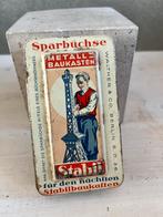 Blikken spaarpotje stabil bouwdozen ., Ophalen of Verzenden, Zo goed als nieuw, Overige, Overige merken