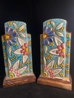 Hubert Bequet Art Deco Vazen Set - België Keramiek, Ophalen of Verzenden