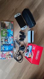 Switch OLED + 6 Games + 512 GB SD kaart + Opbergtas, Spelcomputers en Games, Spelcomputers | Nintendo Switch, Ophalen of Verzenden