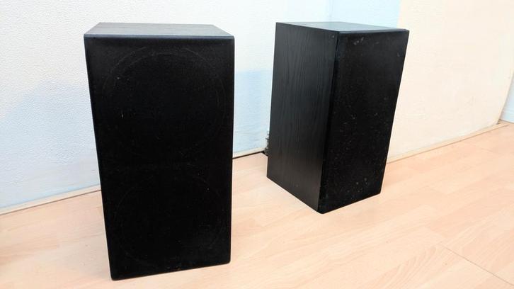 KEF C55 High-End Luidsprekers, Audio, Tv en Foto, Luidsprekers, Gebruikt, Front, Rear of Stereo speakers, 120 watt of meer, Overige merken