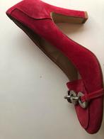 Te koop: leren pumps, Ab Donkers, fuchsia, maat 39, Ophalen of Verzenden, Zo goed als nieuw, Roze