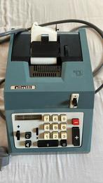 Olivetti rekenmachine met papierrol VINTAGe, Ophalen of Verzenden, Gebruikt
