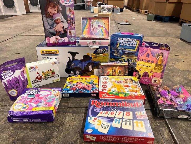 Speelgoed Mix: Kinetic Sand, Rummikub, Poppen & Meer!, Kinderen en Baby's, Speelgoed | Overig, Gebruikt, Jongen of Meisje, Ophalen of Verzenden