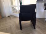 Eetkamerstoelen 6x. Met wieltjes., Ophalen, Overige materialen, 55 tot 70 cm, Zo goed als nieuw