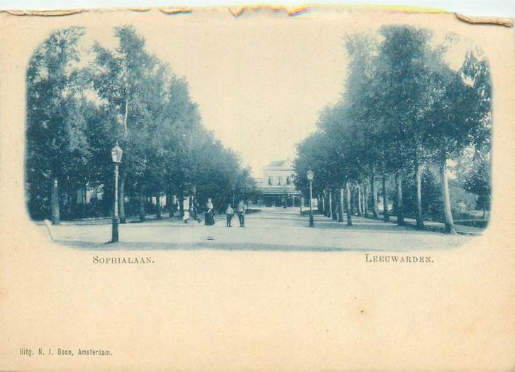 701067041 Leeuwarden Sophialaan, Verzamelen, Ansichtkaarten | Nederland, Friesland, Voor 1920, Verzenden