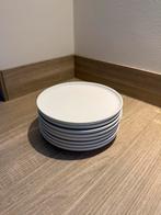 8 Gebaksbordjes Moon, Ophalen, Gebruikt, Bord(en), Effen