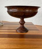 Vintage metalen schaal., Huis en Inrichting, Woonaccessoires | Schalen en Manden, Ophalen of Verzenden, Zo goed als nieuw, Rond
