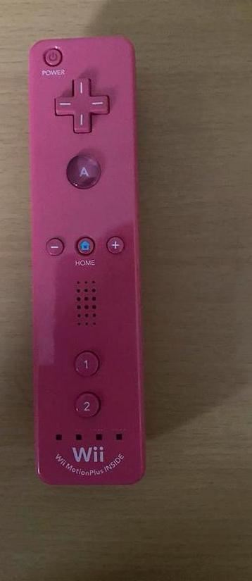 Nintendo wii motion plus controller roze beschikbaar voor biedingen