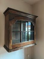 Antieke Houten Hangvitrine, Ophalen