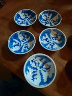 5 antieke capucijner porseleinen schaaltjes, Antiek en Kunst, Antiek | Porselein, Ophalen of Verzenden