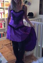 Carnavalskostuum danseres, burlesque maat M, Verzenden, Zo goed als nieuw, Maat 38/40 (M), Carnaval