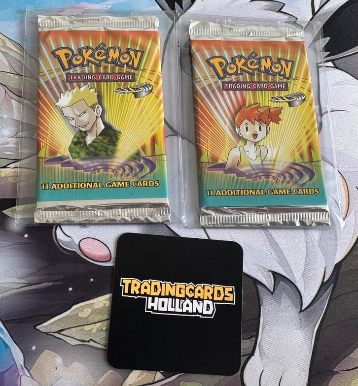 Pokemon Gym Heroes Booster Pack Factory Sealed Mint, Hobby en Vrije tijd, Verzamelkaartspellen | Pokémon, Nieuw, Booster, Ophalen of Verzenden