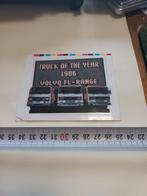 Truck of the year 86 volvo fl range, Verzamelen, Stickers, Ophalen of Verzenden, Zo goed als nieuw, Auto of Motor