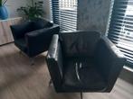 Te koop 2 stuks leren fauteuils., Huis en Inrichting, Fauteuils, Ophalen, Zo goed als nieuw