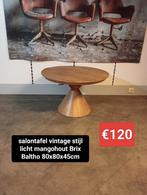 Nieuwe Brix Baltho salontafel 80x80x45cm mango €120, Ophalen, ., Nieuw, .