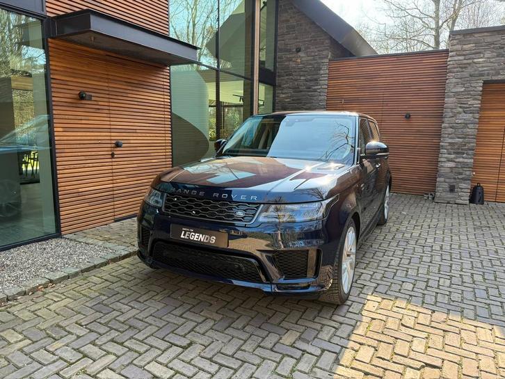 Range Rover (sport) P400e 404pk Commandshift Portofino, Auto's, Land Rover, Bedrijf, Te koop, 4x4, ABS, Achteruitrijcamera, Adaptieve lichten