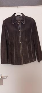 Suede LEREN JASJE van GERRY WEBER. Maat M., Maat 38/40 (M), Bruin, Ophalen of Verzenden, Zo goed als nieuw