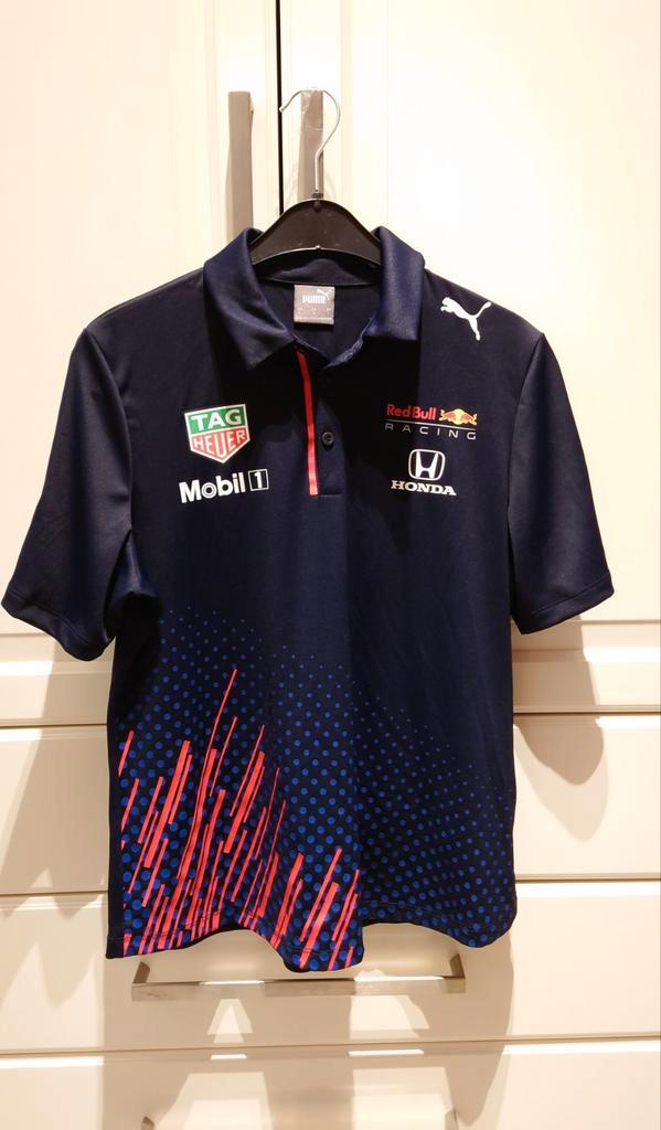 Puma Red Bull Racing polo shirt maat L 2021 Max Verstappen, Verzamelen, Automerken, Motoren en Formule 1, Zo goed als nieuw, Formule 1