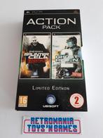 sony psp game - action pack: splinter cell/ghost recon 2, Shooter, Verzenden, 1 speler, Zo goed als nieuw