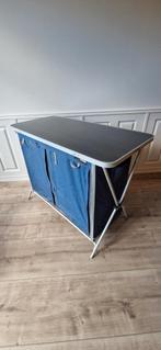 Opvouwbaar campingkastje, blauw in nette staat., Ophalen, Zo goed als nieuw, Campingkast