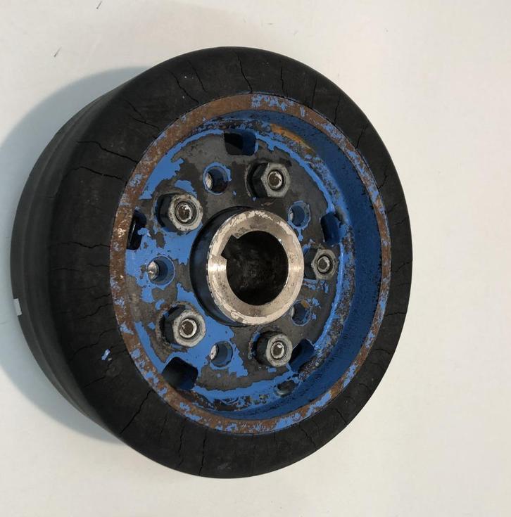 Aandrijfwiel 25 x 9cm voor het maken van bandschuurmachine, Doe-het-zelf en Verbouw, Gereedschap | Schuurmachines, Gebruikt, Bandschuurmachine