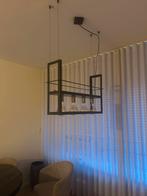 Industriële zwarte hanglamp, Huis en Inrichting, Lampen | Hanglampen, Ophalen, Gebruikt, Metaal, 50 tot 75 cm