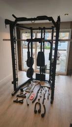 Tunturi smith machine, Sport en Fitness, Fitnessapparatuur, Ophalen, Zo goed als nieuw, Krachtstation