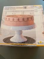 Vintage Taartplateau Birkmann 30 cm, Ophalen, Zo goed als nieuw