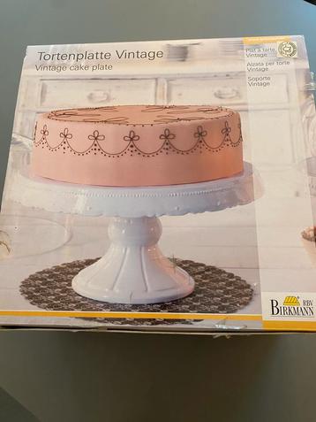 Vintage Taartplateau Birkmann 30 cm beschikbaar voor biedingen