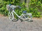 alpina clubb 24 inch witte meisjesfiets met mand, Fietsen en Brommers, Fietsen | Kinderfietsjes, Ophalen, Gebruikt, 20 inch of meer