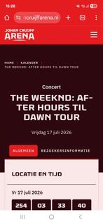 Tickets the weekend. Vrijdag 17 juli 3 stuks, Tickets en Kaartjes, Twee personen, Juli