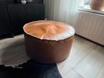 Poef, Huis en Inrichting, Banken | Voetenbanken en Poefen, Rond, Minder dan 50 cm, Ophalen of Verzenden, Zo goed als nieuw
