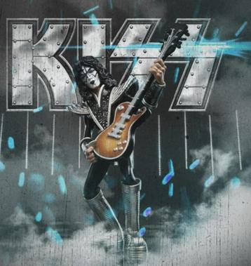 Rock action figure Ace Frehley (KISS) met Gibson gitaar Epic beschikbaar voor biedingen