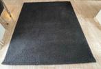 Hoogpolig zwart tapijt vloerkleed 250x200 cm, Ophalen, Gebruikt, Zwart, 150 tot 200 cm