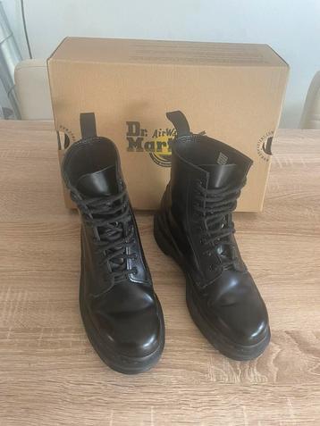 Gave zwarte leren veterboots Dr martens mono black 38! Izgst beschikbaar voor biedingen