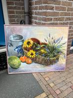 Schilderij met zonnebloemen en lavendel, Ophalen